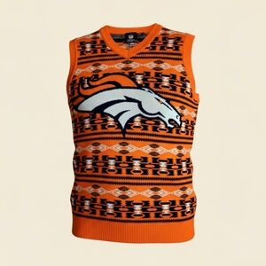 NFL Orange and Blue Knit Sweater